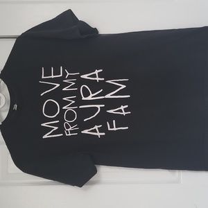 Aura T-shirt Black size Medium